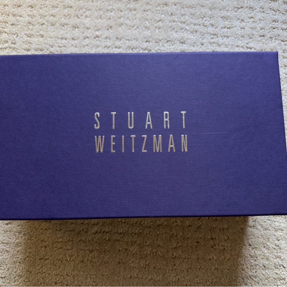 Stuart Weitzman Brown Suede Fandangos Block Heel Sandal - Picture 12 of 12